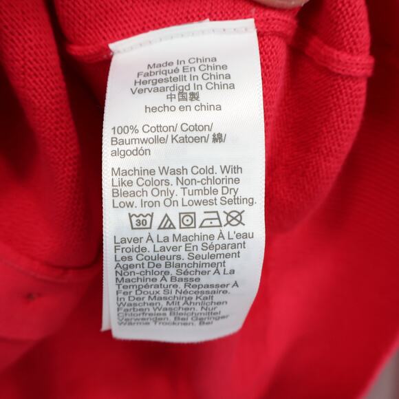 Madewell Crewneck Cardigan 100% Cotton Watermelon Pink Size Small NWT - Picture 8 of 8